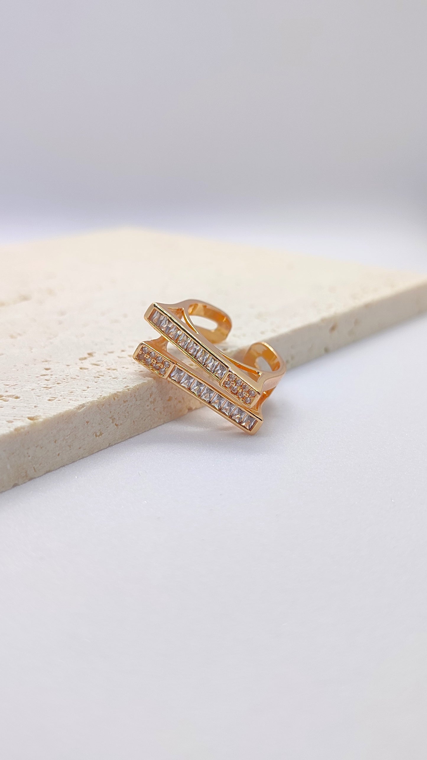 Studded Stack Rings-Adjustable