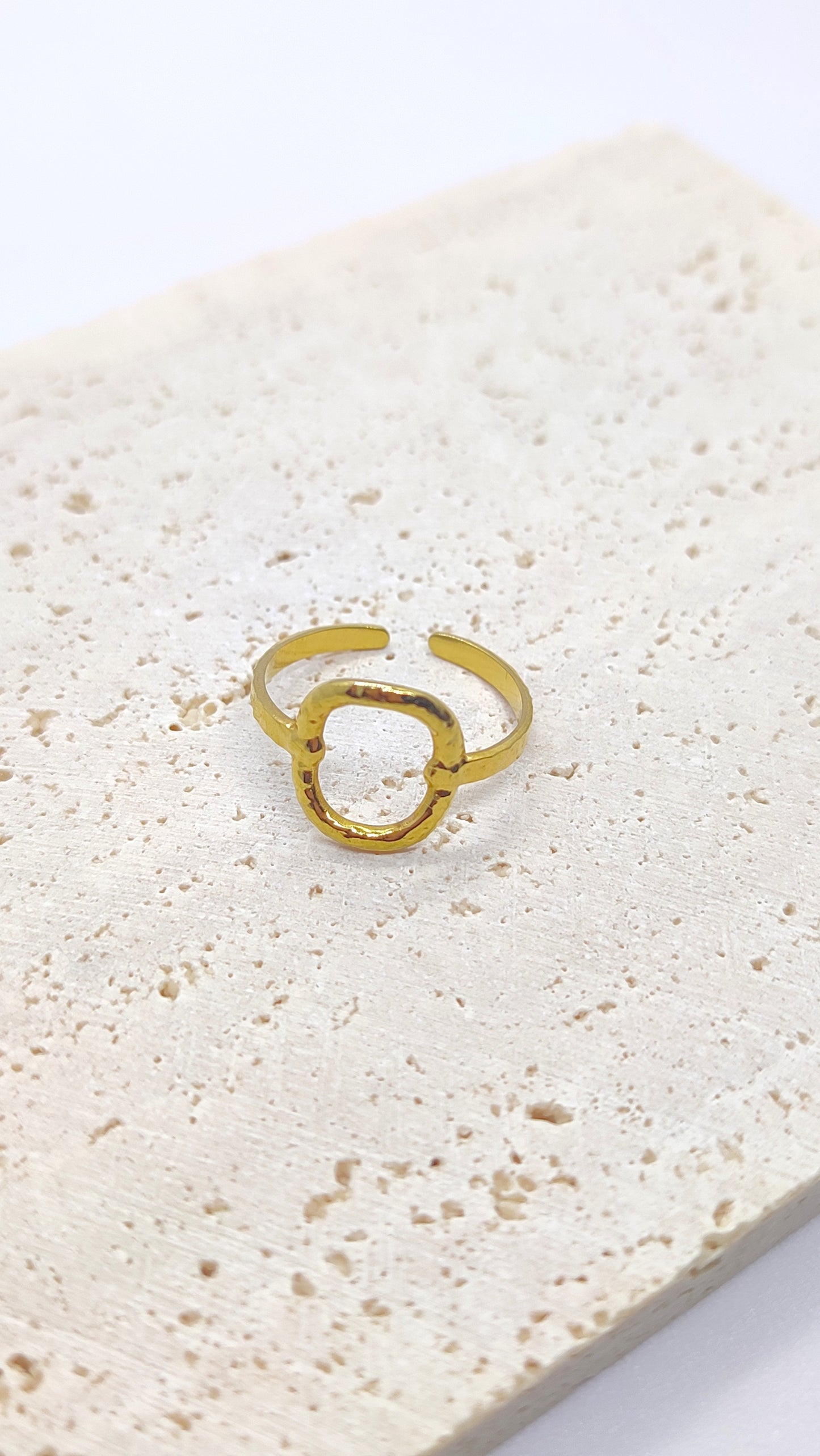 Vintage Geometric Ring-Adjustable
