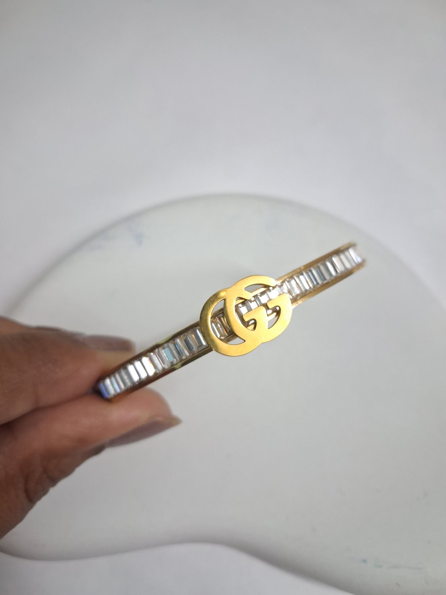 Half Stoned Gucci Bracelet