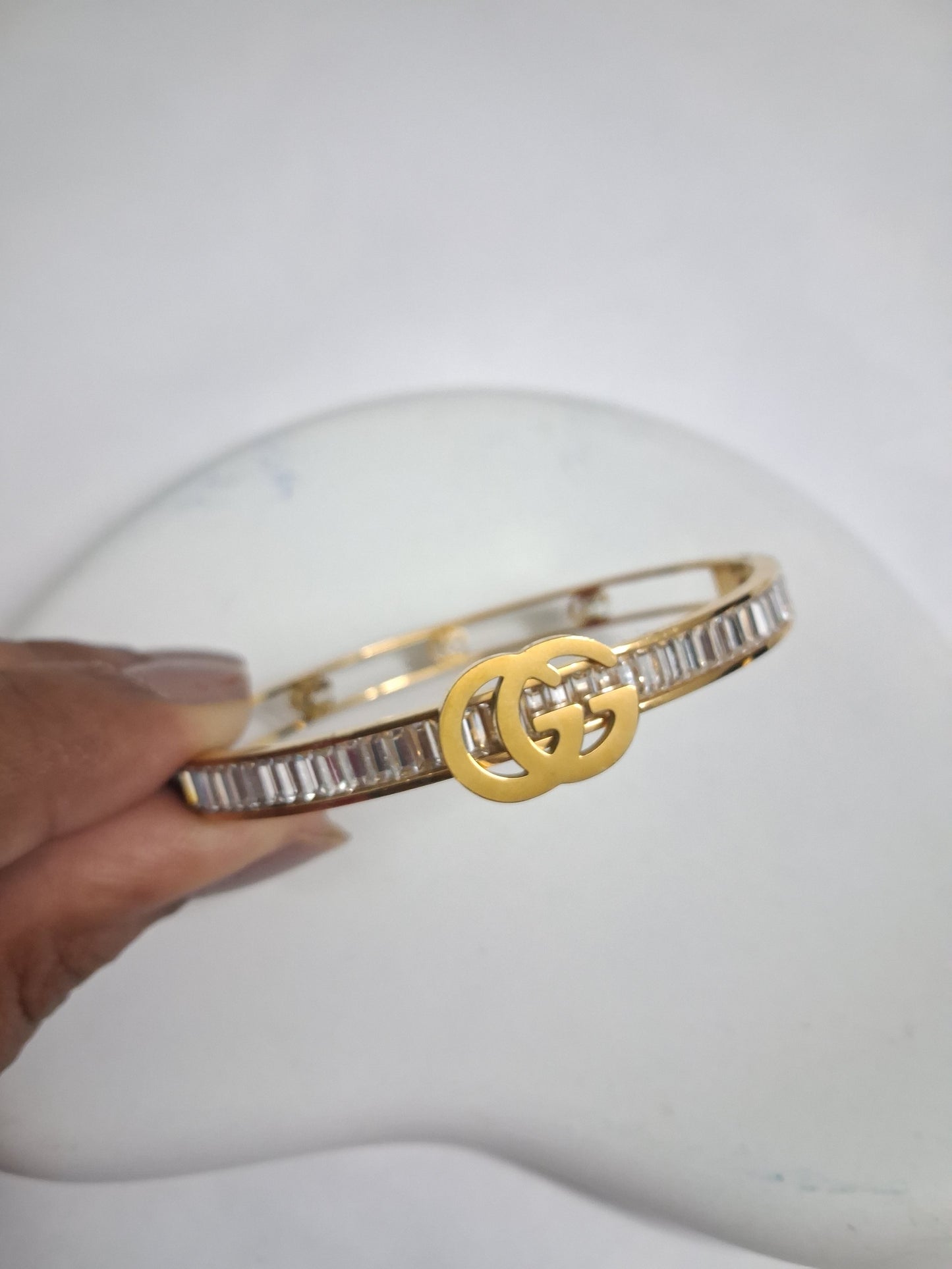 Half Stoned Gucci Bracelet