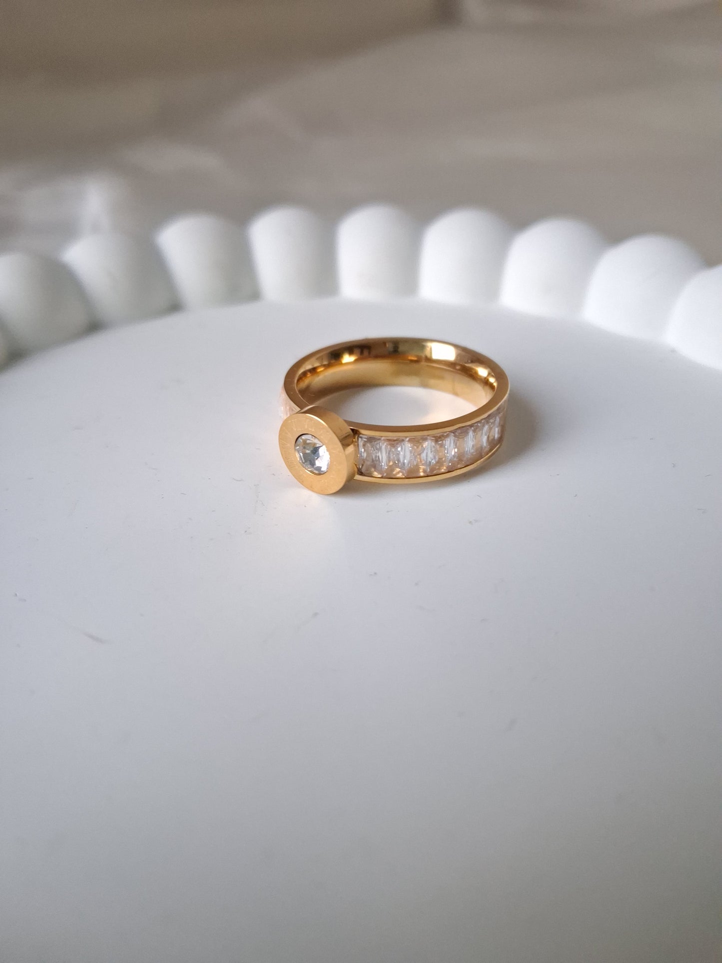 Stoned Cartier Ring