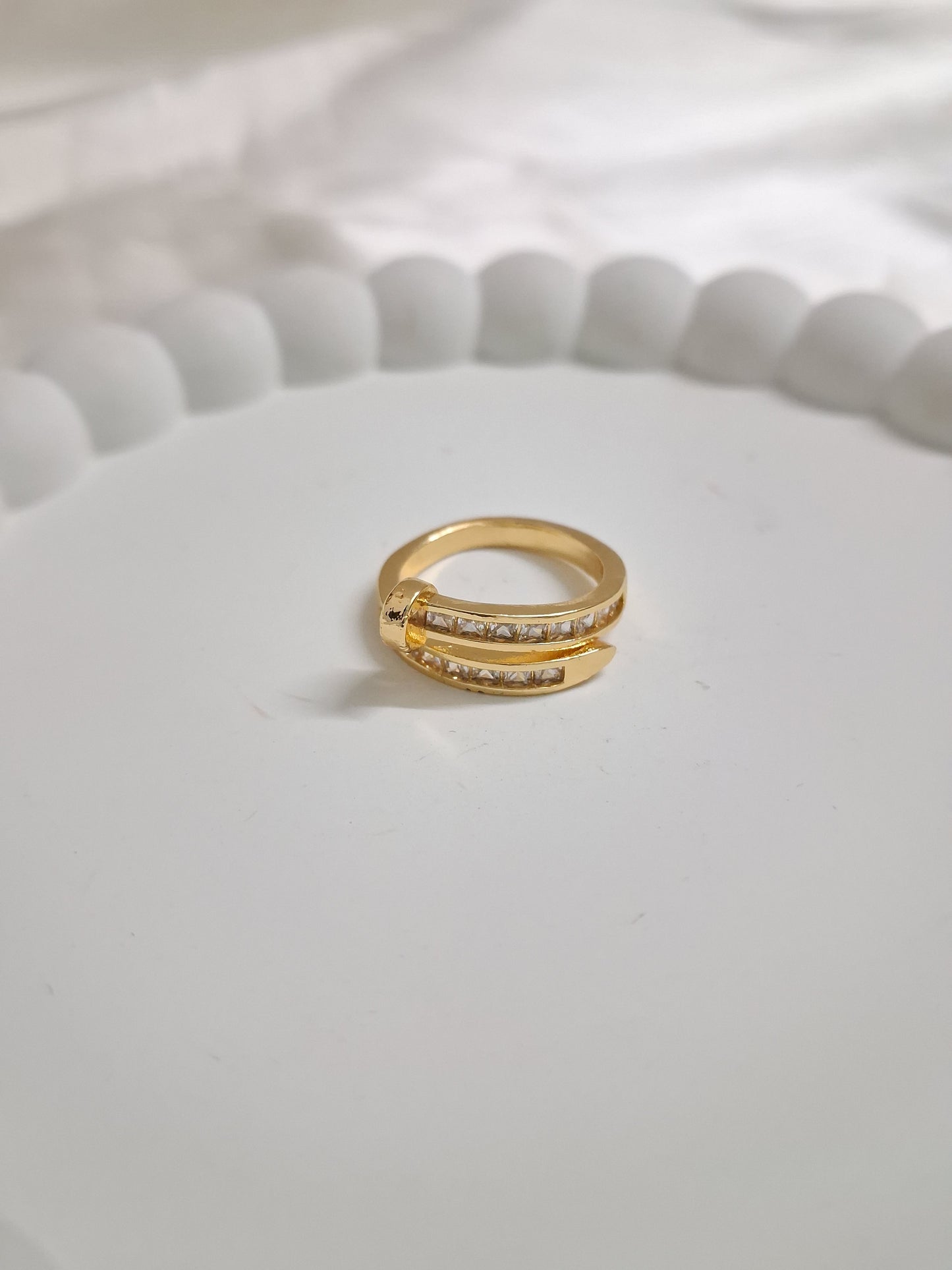 Nail Stoned Ring