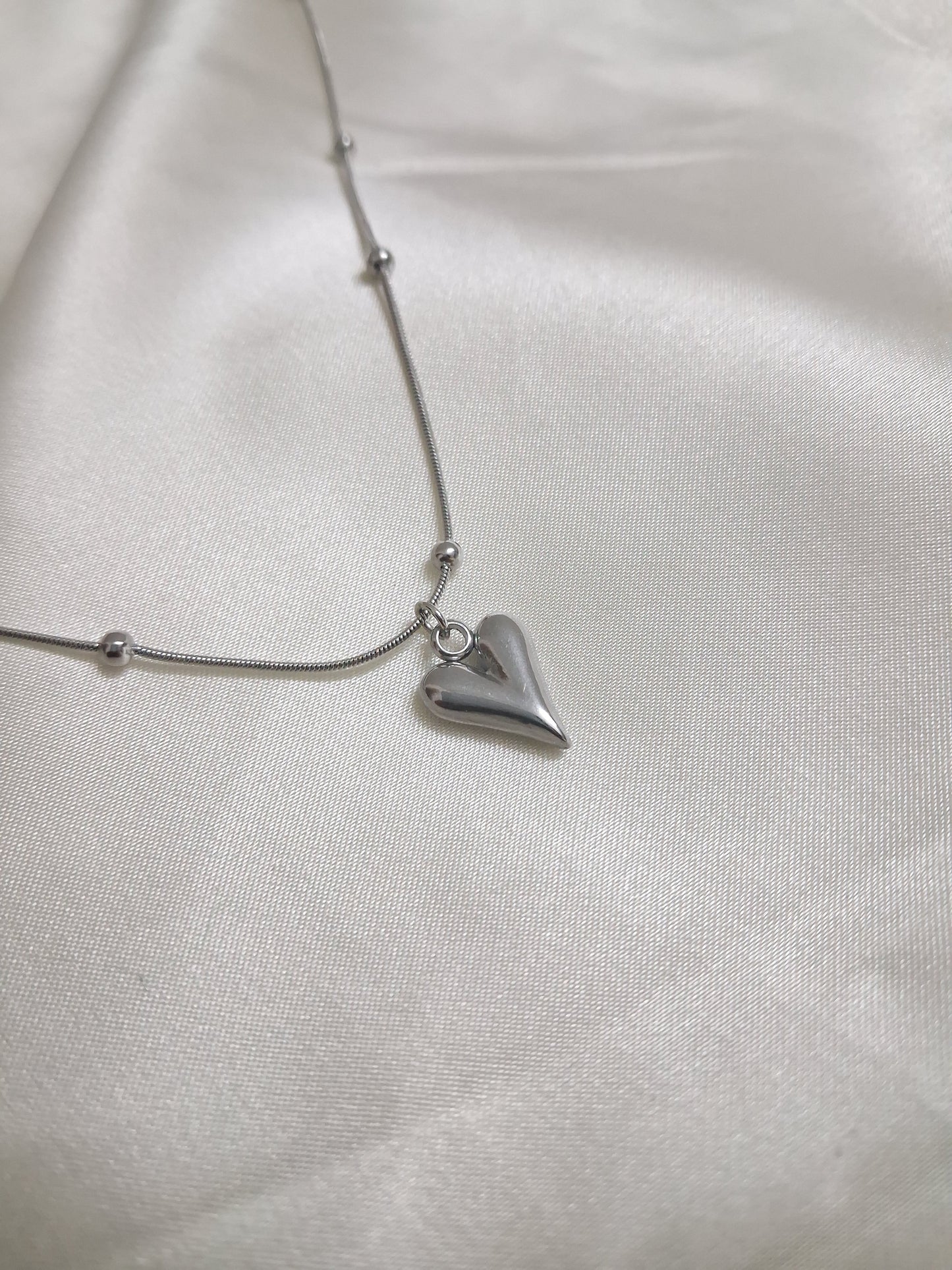 Heart Chain - Silver