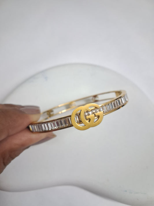 Half Stoned Gucci Bracelet