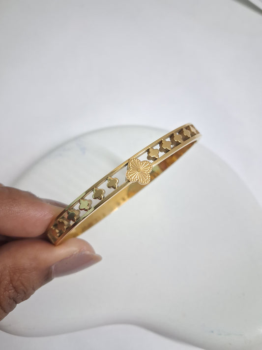 Multi-gold clover Bracelet