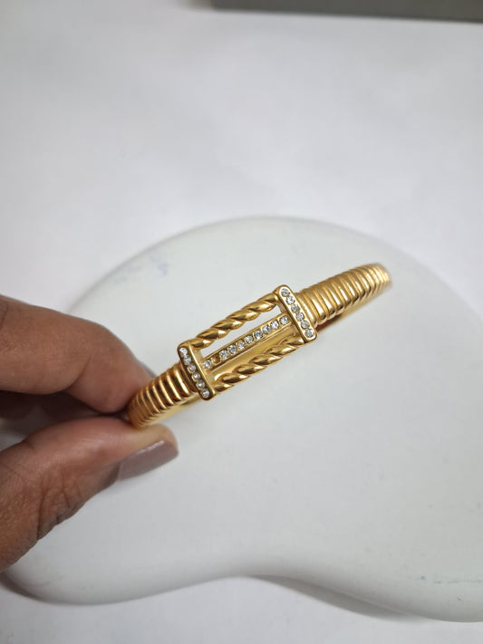 Belt Bracelet with Stone