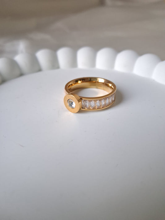 Stoned Cartier Ring