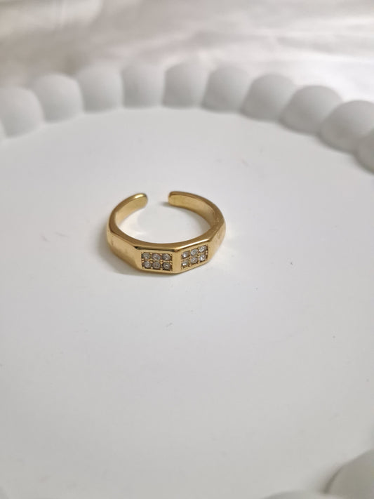 4 Square Open Ring