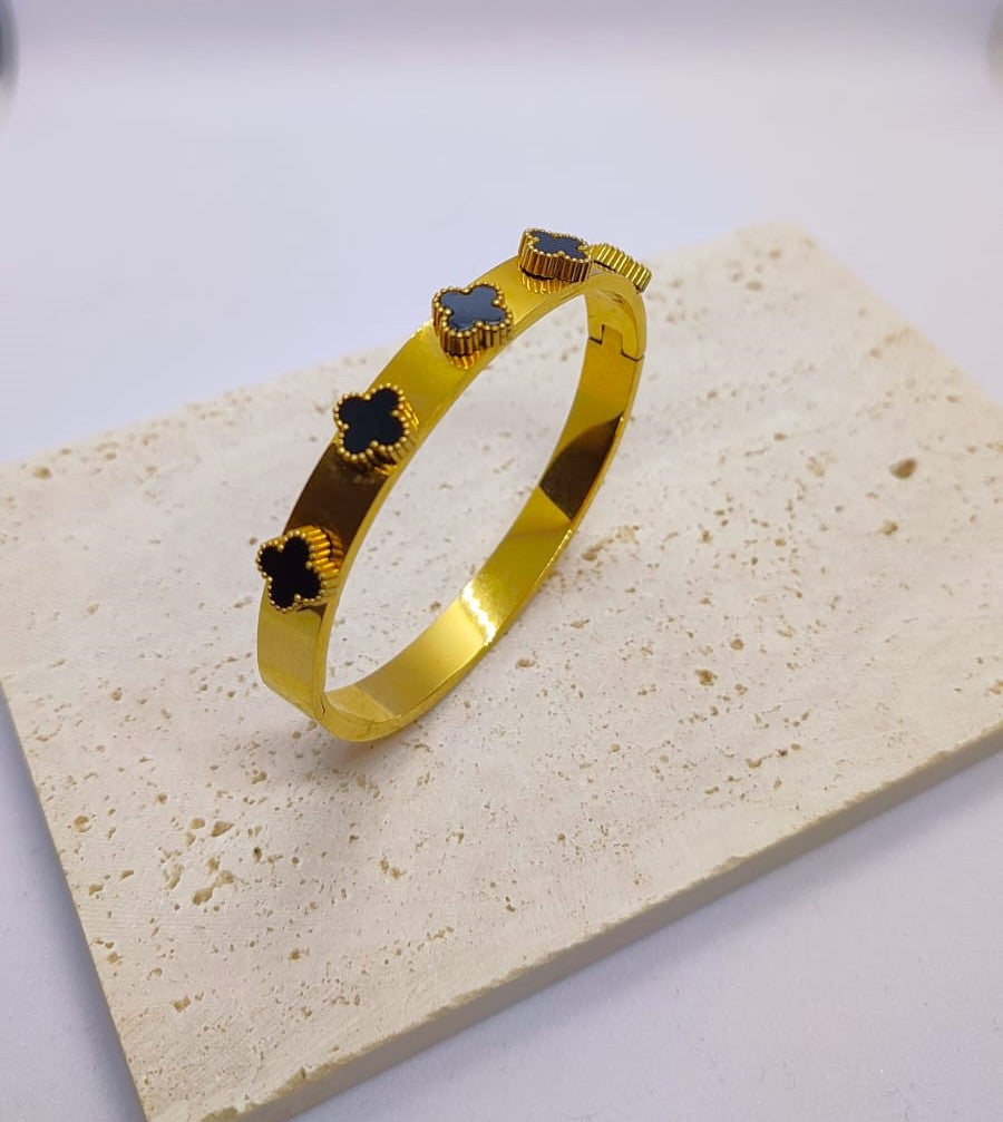 Clover Bracelet-Black