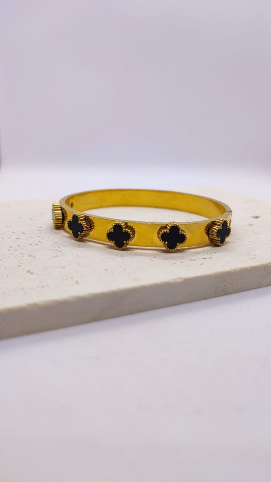 Clover Bracelet-Black