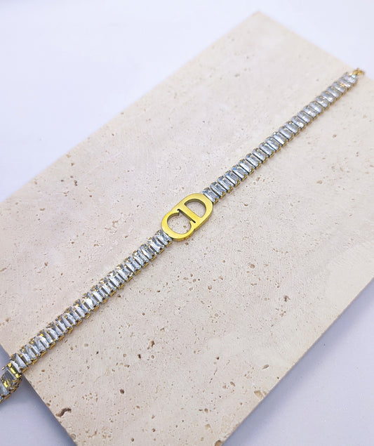 CD chain bracelet