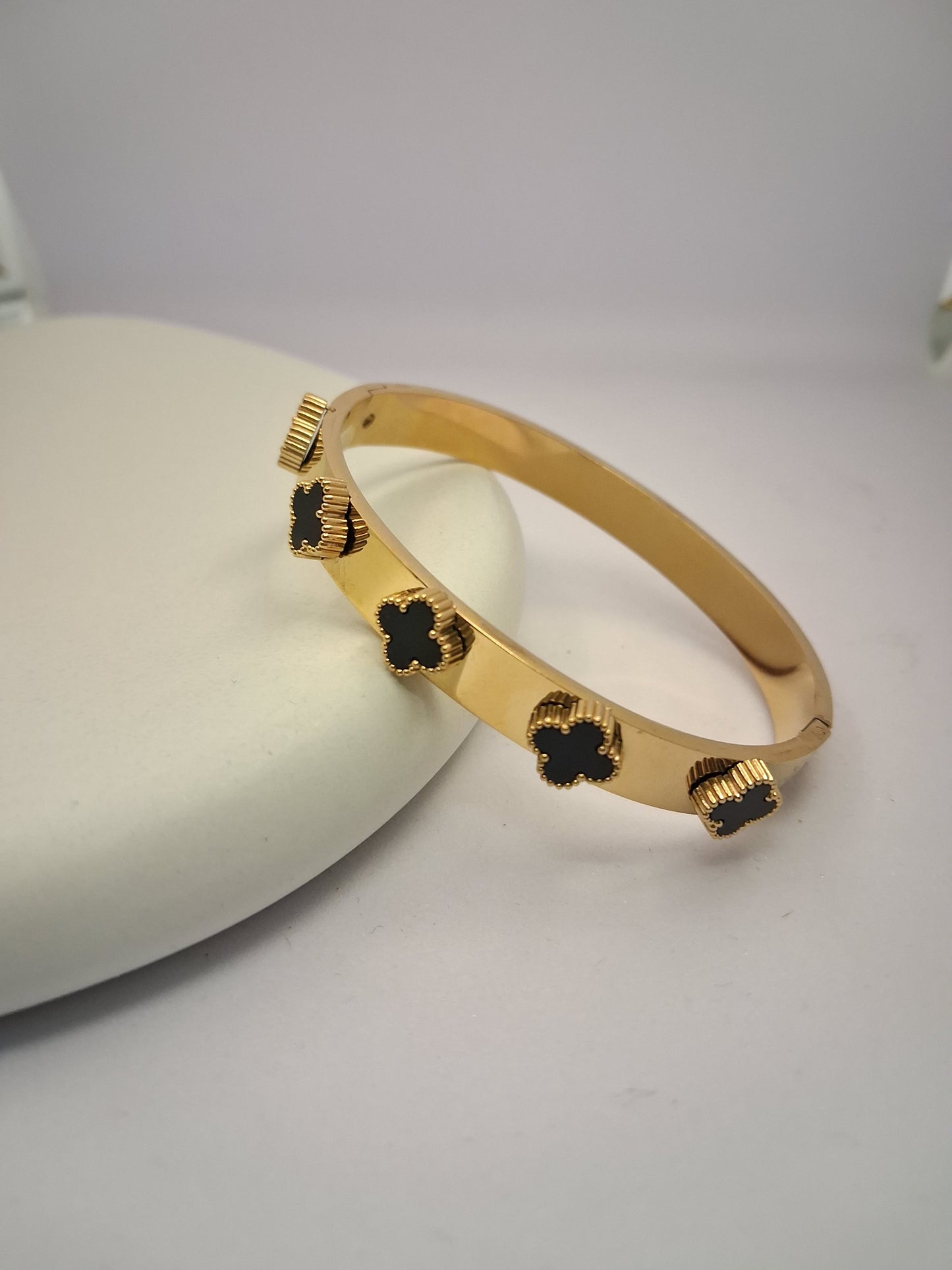 Clover Bracelet-Black