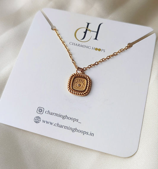 Square Evil Eye Chain