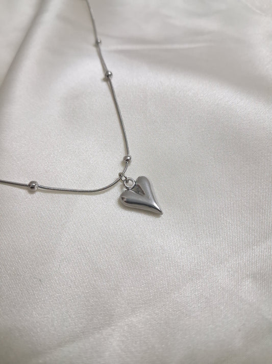 Heart Chain - Silver